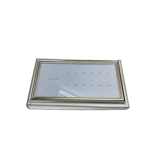 Pottery Barn 22x11 Silver Leaf Frame Elegant Wall Decor, New and Timeless